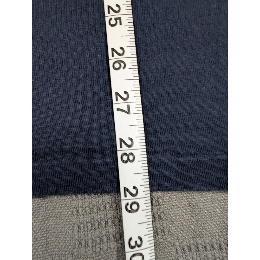 Vintage Liberty NYPD Police Dept Turtleneck Shirt Navy Blue Cotton Mens XL USA - Picture 6 of 7